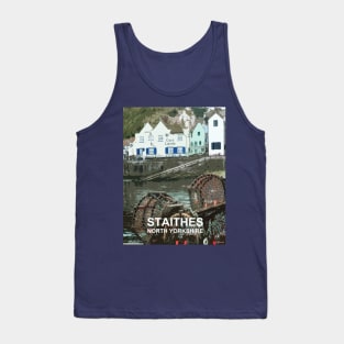 Staithes North Yorkshire. Travel poster Tank Top